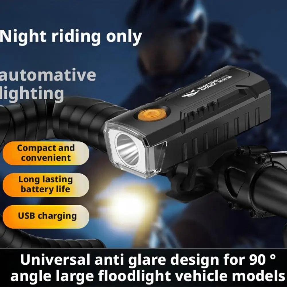 USB Rechargeable Bike Light | IPX5 Waterproof 4 Modes MTB Bicycle Flashlight QXL