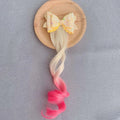 Princess Gradient Curly Bow Hair Clip for Girls | Cute Barrette Girls Hair Clip QXL 04