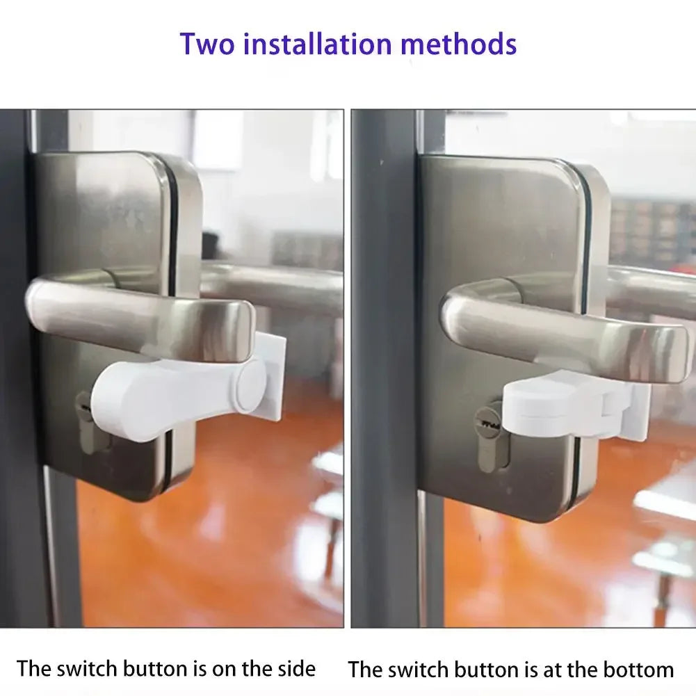 Baby Safety Cabinet & Door Lock | Child-Proof ABS Latch Baby Safety Lock QXL