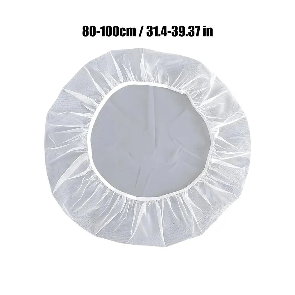 Heavy-Duty Rain Barrel Screen Fly-Proof Mesh Filter Cover Rain Barrel Screen QXL White 2XL