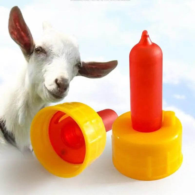 10-Pack Silicone Lamb & Goat Feeding Nipples | Small Animals Animal Feeding Nipples QXL Default Title
