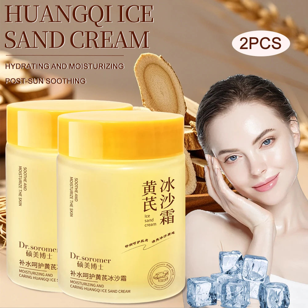 2-Pack Huangqi & Aloe Ice Sand Moisturizing Cream | After Sun Moisturizing Cream QXL Default Title