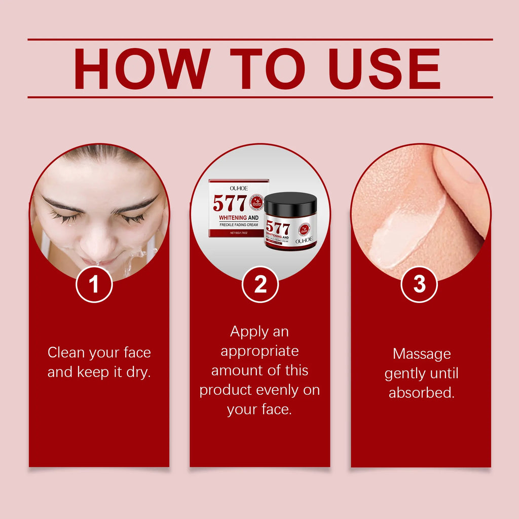 OUHOE Brightening Facial Cream | Dark Spot & Pigmentation 50g Brightening Face Cream QXL