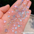50-Pack Kawaii Resin Nail Art Charms | Heart DIY Decorations Nail Art Charms QXL 50pcs