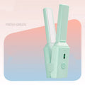 JCSYFAC Mini USB Hair Straightener & Curler Stick | Portable Hair Straightener Stick QXL Green