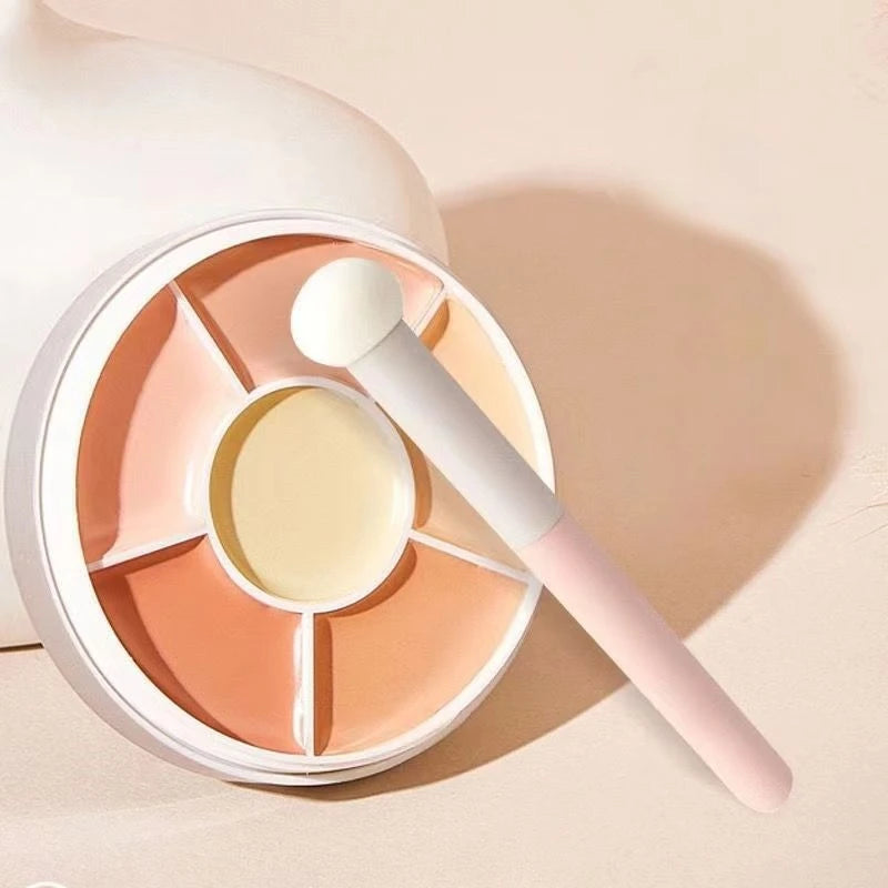 Mantou Concealer & Eyebrow Brush – Soft Multi-Use Makeup Tool Concealer Makeup Brush QXL Default Title