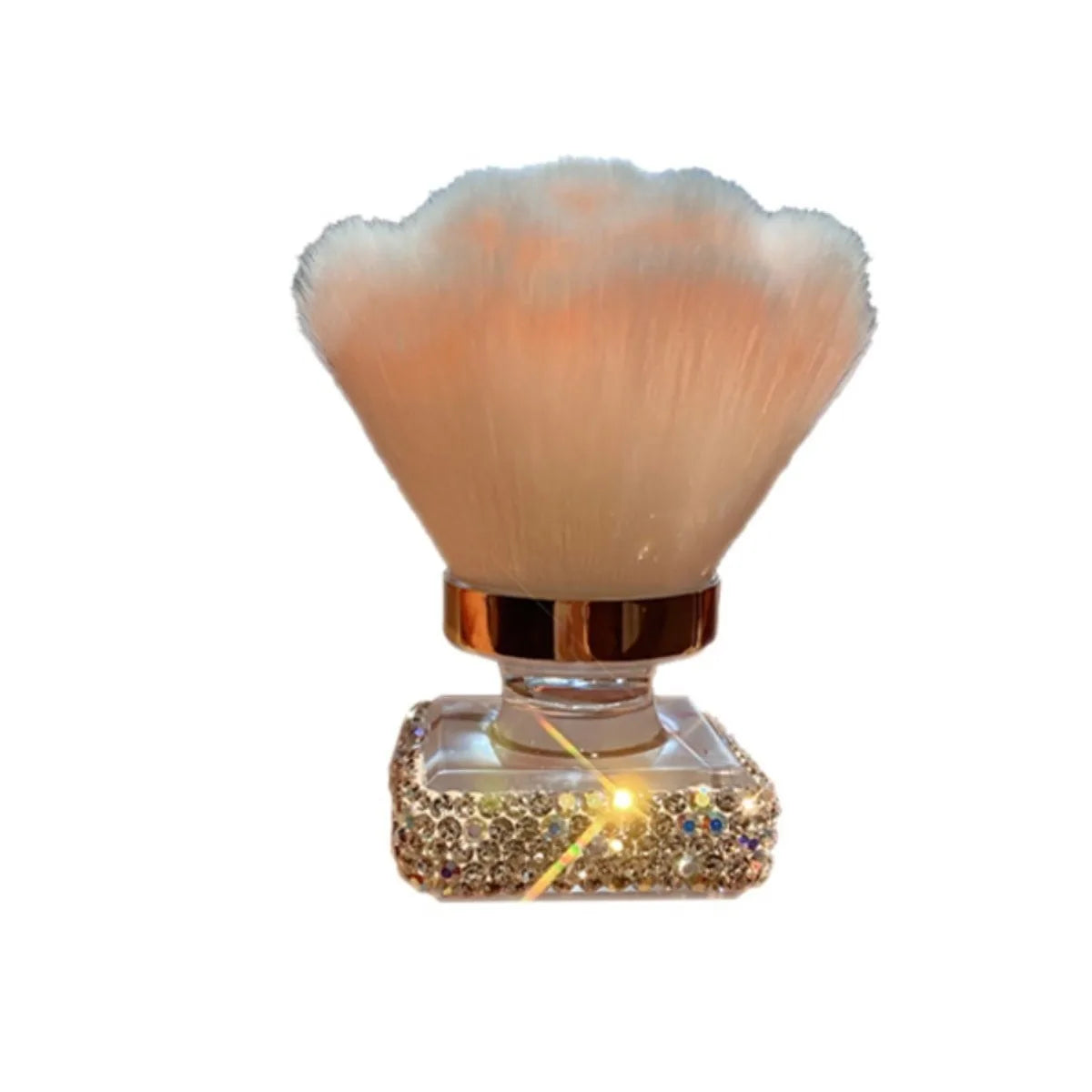 Diamond-Set Blush Brush | Portable Soft Powder & Highlighter Blush Makeup Brush QXL