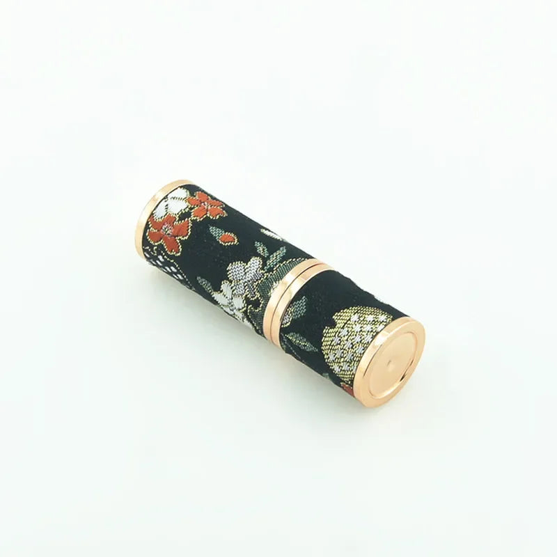 12.1mm Empty Refillable Lipstick Tube – Satin DIY Lip Container Lipstick Tube Container QXL Black