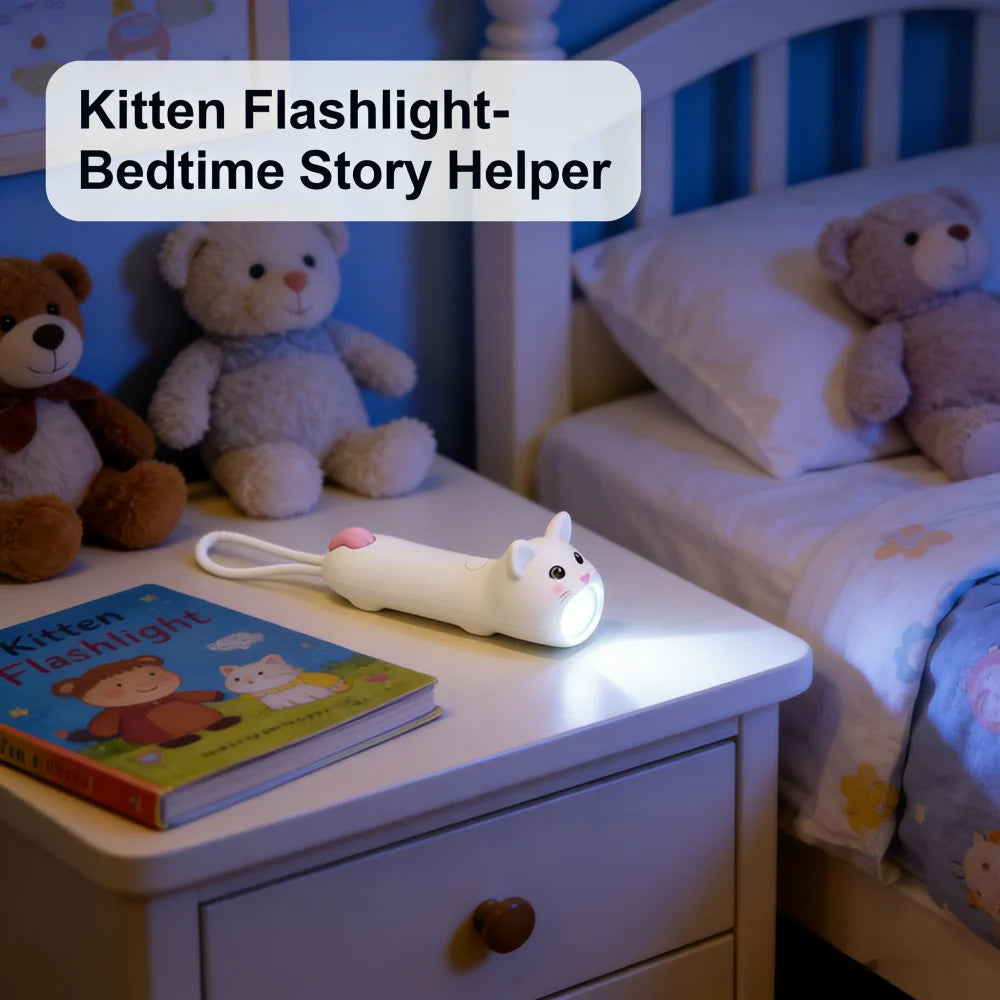 Kids Bear Rabbit LED Flashlight | USB Rechargeable Camping Light Kids LED Flashlight QXL