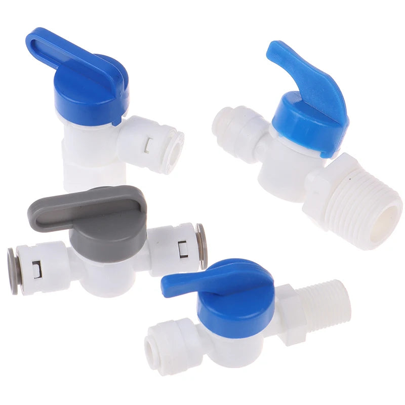 1/4" Ball Valve Inline Tap | Quick Connect Push Fit RO Filter Inline Ball Valve QXL