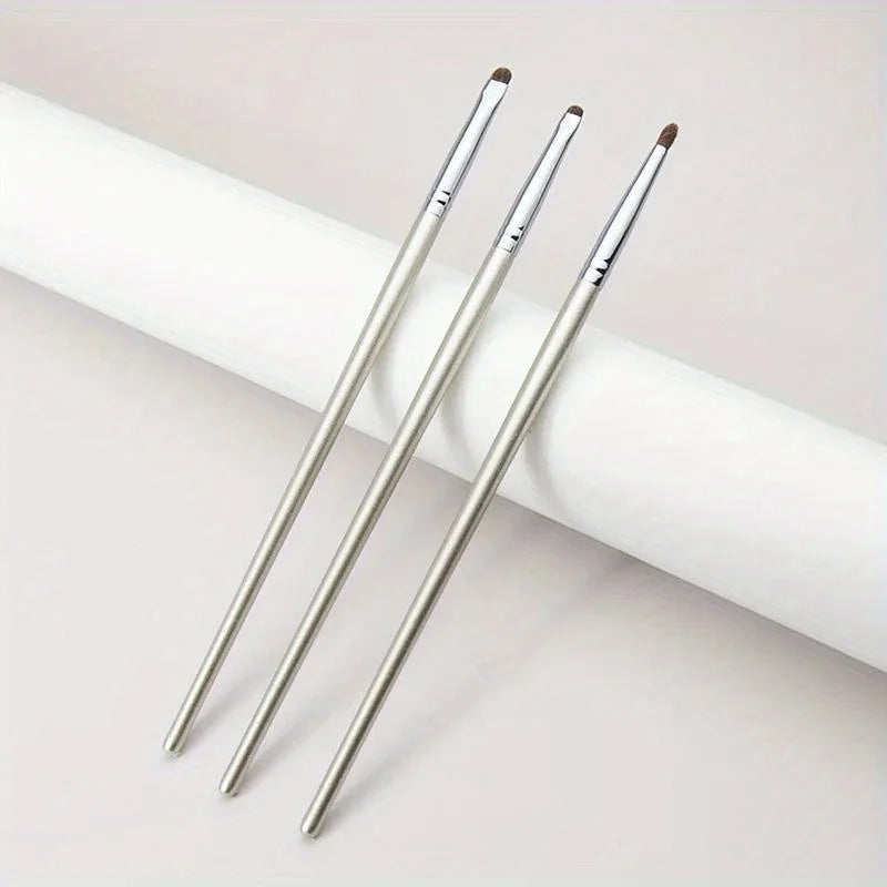 3-Pack Small Eyeshadow Brushes | Natural Horse Hair Blending Eyeshadow Brush Set QXL Default Title