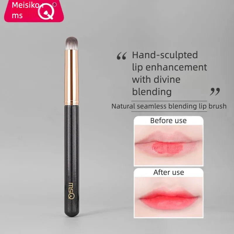 MSQ Round Head Lip Brush Pen | Portable Concealer Blending Lip Makeup Brush QXL Lip Brush