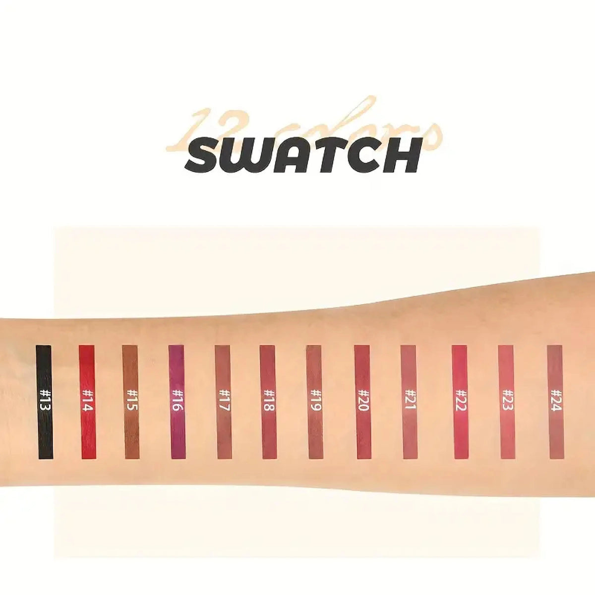 Matte Lip Liner Pencil – Long-Lasting Natural Finish, Light Beige Lip Liner Pencil QXL