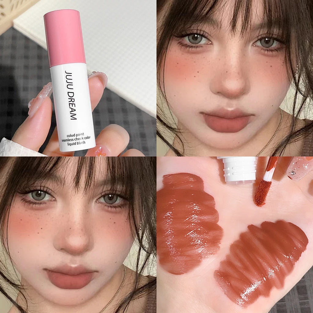 JUJU Dream Translucent Liquid Blush – Natural Flush & Glow Liquid Blush QXL
